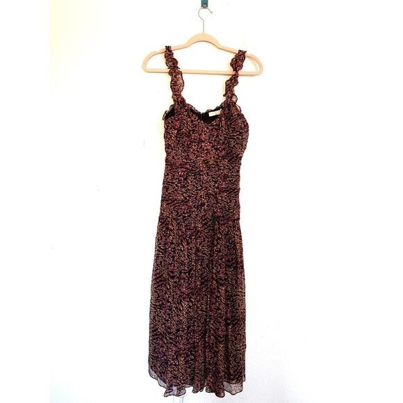 ulla johnson silk rosaria dress pomegranate US8 - Picture 6 of 10